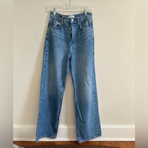 Reformation Straight Leg Jeans - Medium Blue